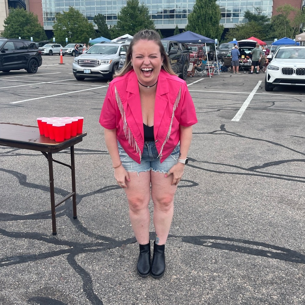 Western rhinestone blazer